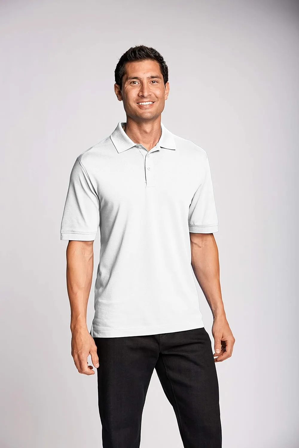 Cutter & Buck Men's 35 UPF, Short Sleeve Cotton  Advantage Polo Shirt