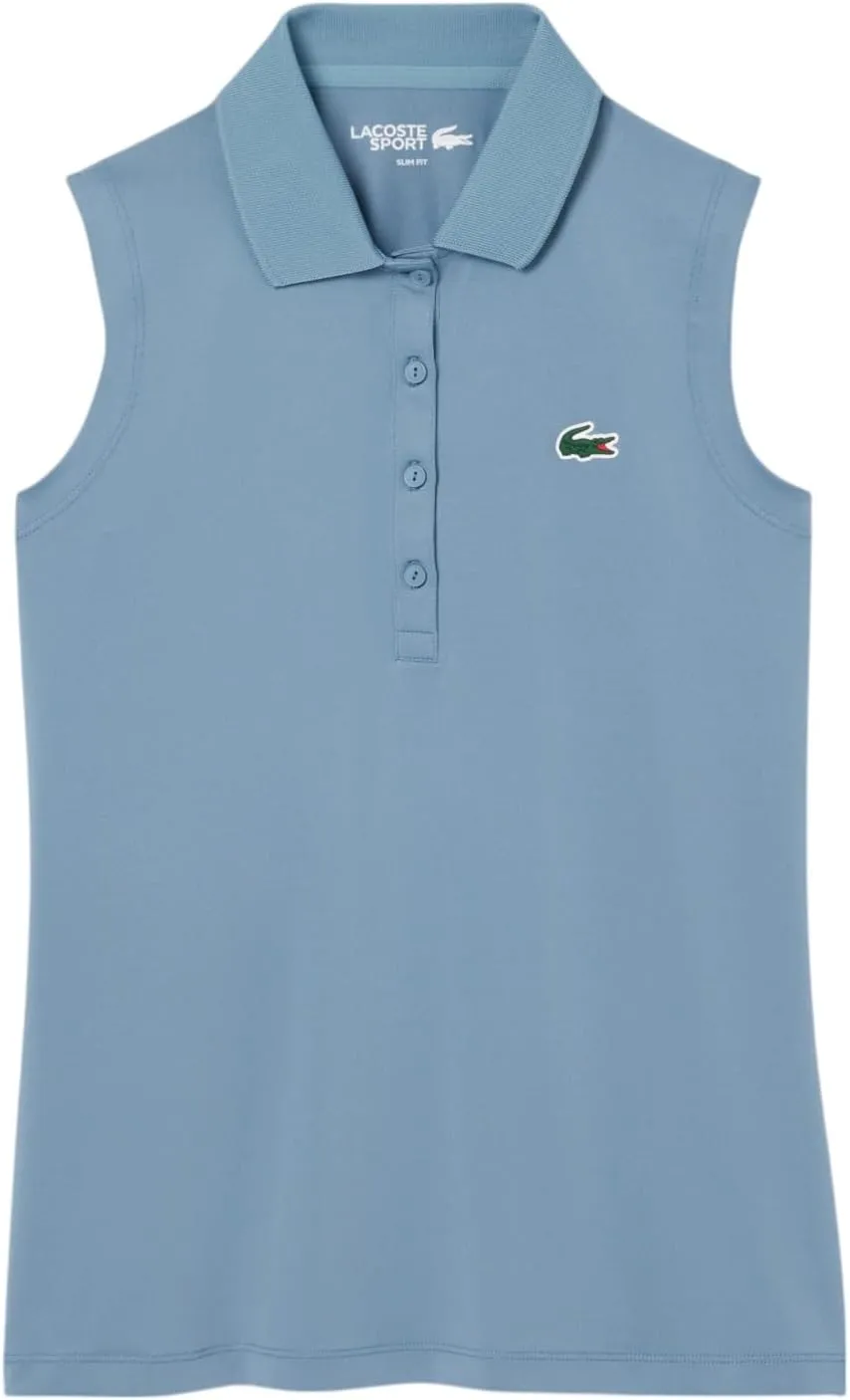 Lacoste Women's Slim Fit Uv Protect Stretch Golf Polo Shirt