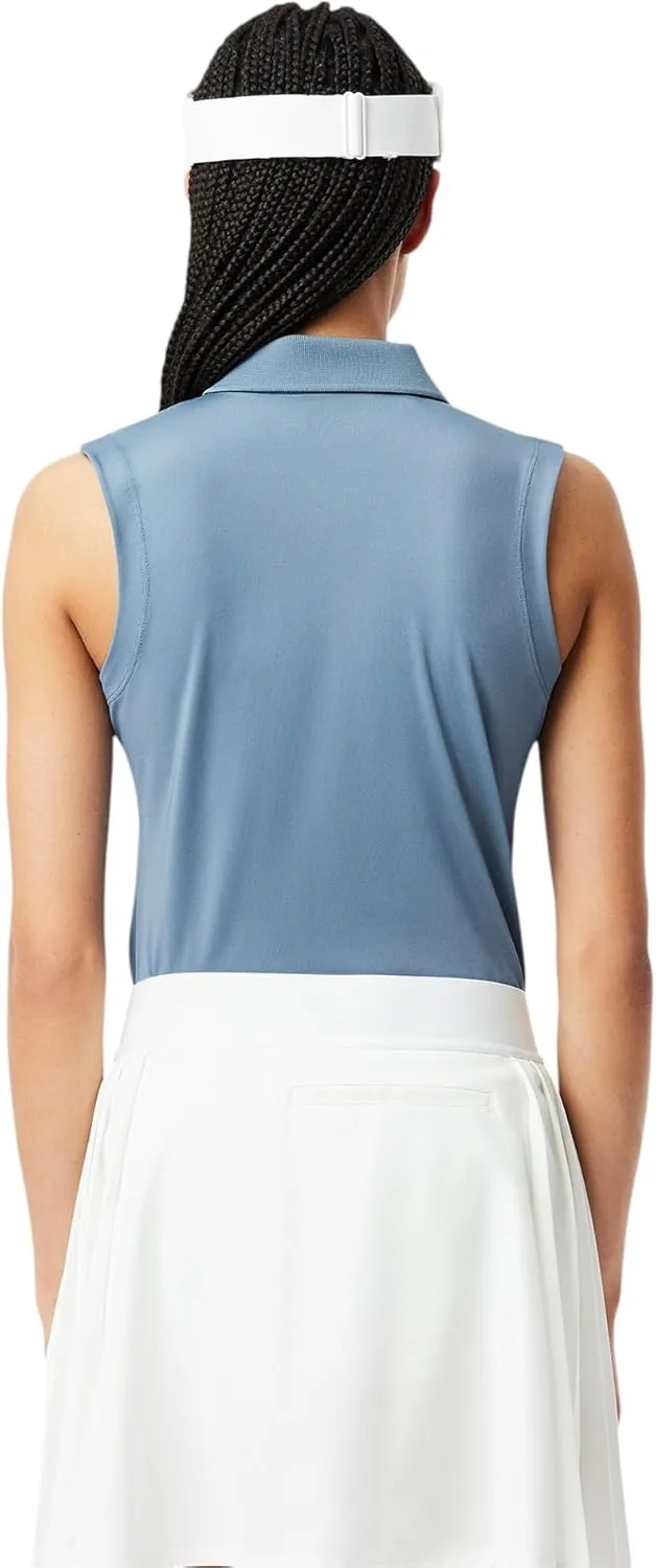 Lacoste Women's Slim Fit Uv Protect Stretch Golf Polo Shirt