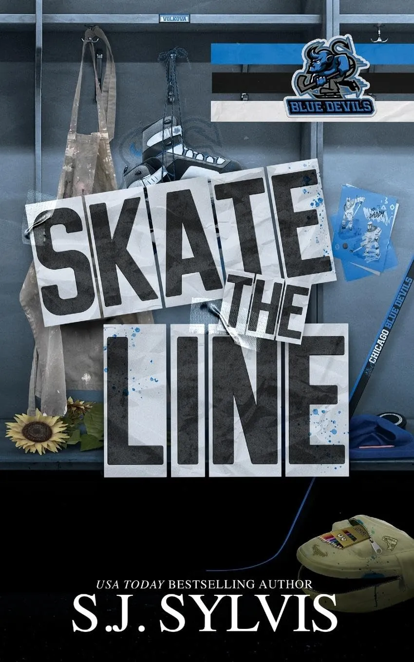 Skate the Line: A Single Dad Hockey Romance Paperback  February 6, 2025