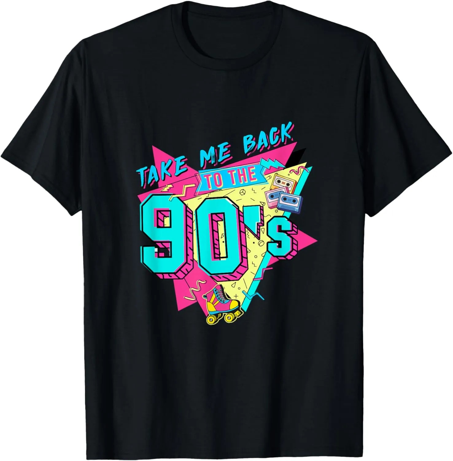 Takes Me Back To 90's Made In The 90s 1990s Generation 90s T-Shirt