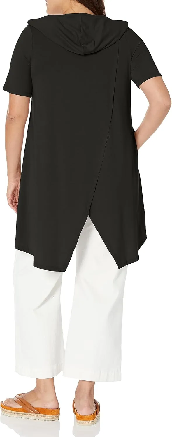 Zim and Zoe Women's Plus Size Hoodie Split Back