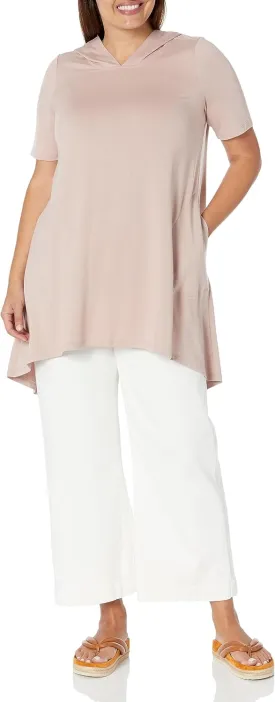 Zim and Zoe Women's Plus Size Hoodie Split Back