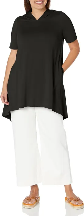Zim and Zoe Women's Plus Size Hoodie Split Back